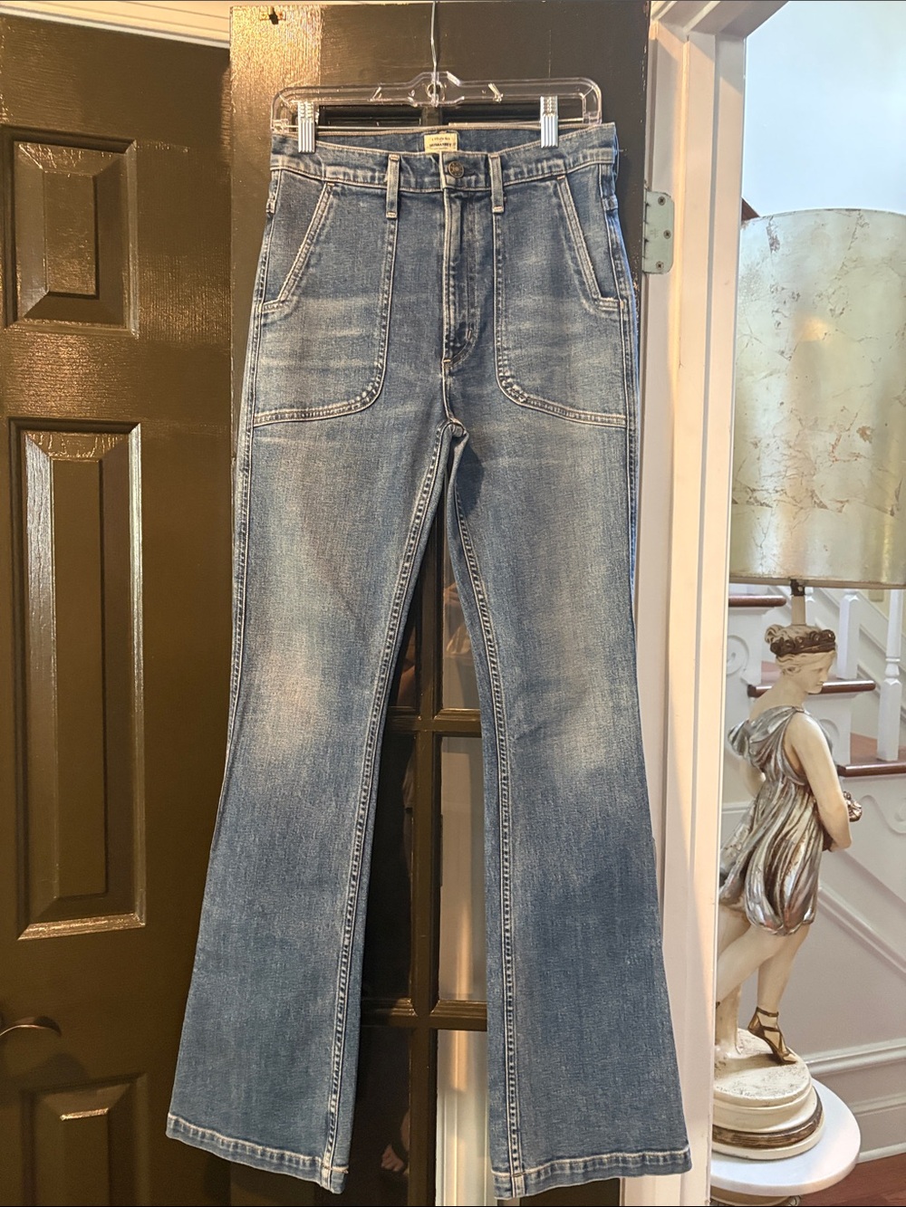 Citizens of Humanity Faded Blue Bootcut Jeans